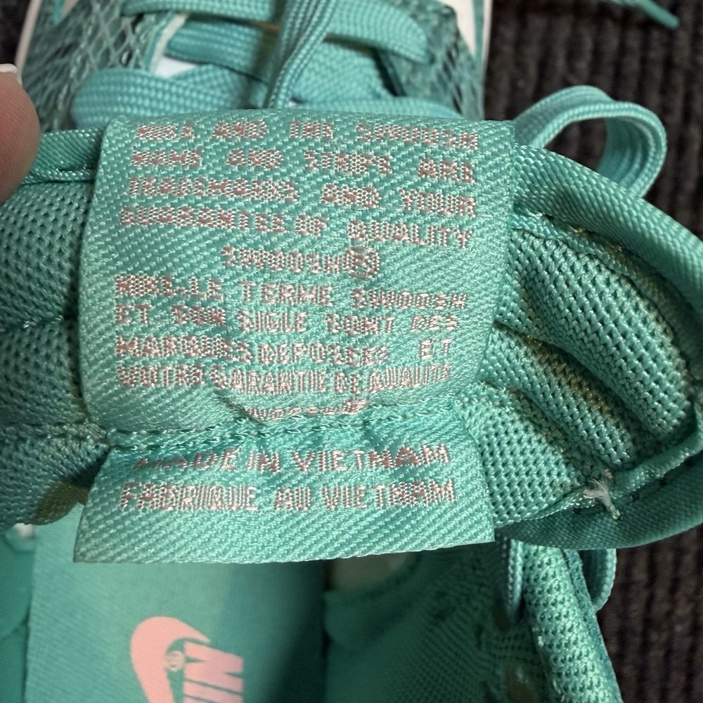 Nike Dunk Low Snakeskin Washed Teal Bleached Coral (DR8577-300) Size 6.5 - Picture 10 of 10
